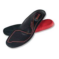 Uvex Climatic insoles, black/red, size 35, per pair