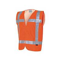 Intersafe Infra-line® hi-vis safety vest, fluo orange, size 3XL, per piece