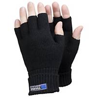 Tegera 790 fingerless knitted gloves, black, size 7, per 12 pairs