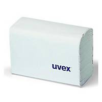 Uvex Tissues 9971000 reinigingsdoekjes voor brillen, per doos van 700 stuks