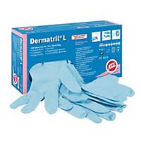 KCL Dermatril® 741 nitril wegwerphandschoenen, blauw, maat 11, doos van 10x100