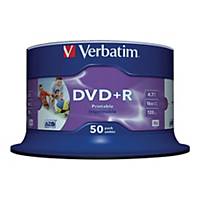 PK50 VERBATIM 43512 DVD+R PRINT 4.7GB