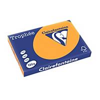 Clairefontaine Trophee 1305C orange A3 paper, 120 gsm, per ream of 250 sheets