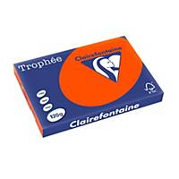 Clairefontaine Trophee 1377C intense orange A3 paper, 120 gsm, per 250 sheets