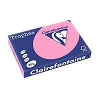 Clairefontaine Trophee 1998C intense pink A3 paper, 80 gsm, per 500 sheets