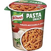 Knorr snack pasta Tomato Mozzarella, 72 g, per pak van 8