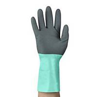 Ansell AlphaTec® 58-128 Nitrile Gloves, 28cm, Size 7, Green, 12 Pairs