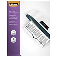 Cleaning & Carrier Sheets Fellowes, A4, package of 10 pieces 
