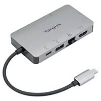 Targus 419 compact USB-C adapter universal docking station, silver