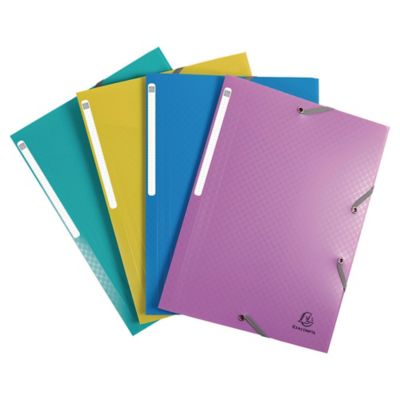Cartelletta Elastica EXACOMPTA PUNCHY+ - 375 G/mq, Chiusura Con Elastico, Per Archiviazione Rapida