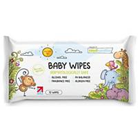 Pack of 72 Medisanitize Baby Wipes