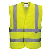 High visibility mesh air waistcoat Portwest C370, class 2, size S/M, yellow