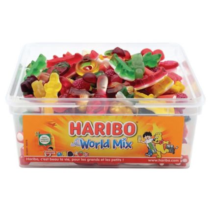 HARIBO Worldmix Assortiment de Bonbons Boîte de 900 g 1 Unité : :  Epicerie