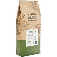 Café en grains Classico Mastro Lorenzo Bio, paquet de 1 kg