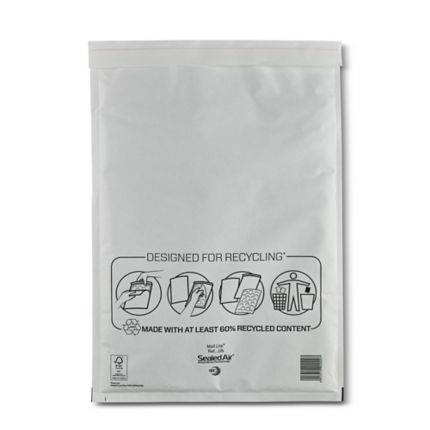 Mail Lite White Bubble Lined Bags J/6 300 X 440mm for sale online 