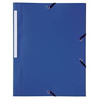 Lyreco Eckspanner, A4, aus PP, Fassungsvermögen: 500 Blatt, blau