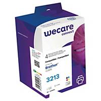 WeCare Compatible BROTHER LC3213 Black & Tri-Colour Ink Cartridge