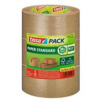 Verpackungsband Tesa Papier Standard eco 58292, 50 mmx50 m, braun, Pack à 3 Rol.