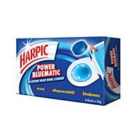 HARPIC POWER BLUEMATIC IN-CISTERN TOILET BOWL CLEANER 50 GRAMS PACK OF 6