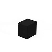Bloc EOl avec 3 tiroirs, H 55,5 x l 42 x P 53,3 cm, noir, la pièce