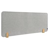 Legamaster Accoustic Desk Divider with Clamps - Grey
