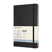 Moleskine Hard Cover Diary A5 2 Page per Month Black