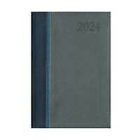 Groovy napi határidőnapló A5 - kék/kék/szürke, 15 x 21 cm, 352 oldal