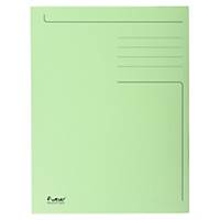 Exacompta 3-flap folders A4 cardboard 275g green - pack of 50