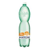 Ochucená minerální voda Mattoni, perlivá, pomeranč, 1,5 l, balení 6 kusů