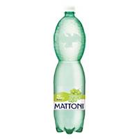 Ochucená minerální voda Mattoni, perlivá, bílé hrozny, 1,5 l, balení 6 kusů