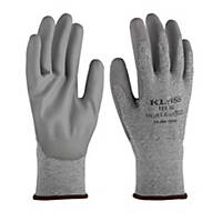 Caja de 10 pares de guantes Microlin Tek5c - talla L