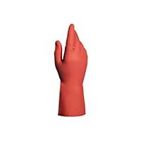Mapa Vital 185 - Red Natural Rubber Flocked Gloves Size 7