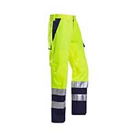 Sioen Ambok work trousers, yellow/navy blue, size 24
