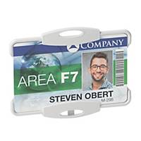 Durable Eco-Friendly ID Card Holder for 1 Card Grey