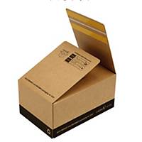Pack de 25 cajas CAPSA 2IN1 envío y devolución 31,5x22,5x15cm 2 cintas