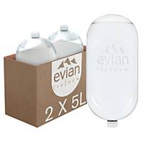 Recharge eau minérale Evian pour Evian Renew - 5 L - lot de 2 bulles