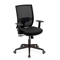 INTACOR CHAIR KUBO SYNCRO 4POSITION BLK
