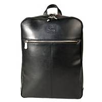 Exacompta Exactive leather backpack, black