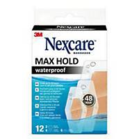 Náplast 3M™ Nexcare™ Max Hold, mix velikostí, 12 kusů