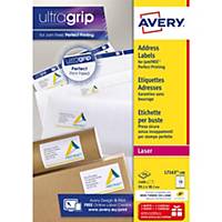 Avery L7163 laser labels Jam Free 99,1x38,1mm - box of 1400