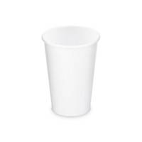 Papierový pohár biely, 330 ml, balenie 50 kusov