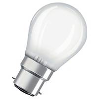 Ampoule LED standard Osram - dépolie - 4 W = 40 W - culot BB22