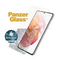 Protezione schermo PanzerGlass, Samsung Galaxy S21, compatib. con custodie, nero