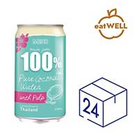Meko 100 Pure Coconut Water (with Pulp) 310ml - Pack of 24
