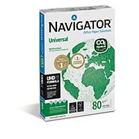 Papel Navigator Univ Carbón Neutral - A4 - 80g/m2 - Caixa de 5 resmas 500 folhas
