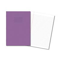 Exercise Book 8mm Ruled and Margin 80 Pages A4 75G Purple - Box 50