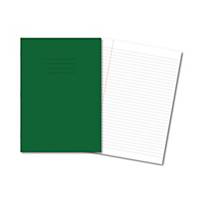 Exercise Book 8mm Ruled and Margin 80 Pages A4 75G Dark Green - Box 50