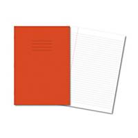 Exercise Book 8mm Ruled and Margin 80 Pages A4 75G Orange - Box 50