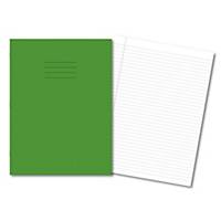Exercise Book 8mm Ruled and Margin 80 pages A4+ 75G Light Green - Box 45