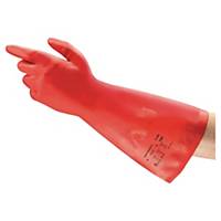 ANSELL SOL-VEX 37-900 NBR CHEMICAL GLOVES RED SIZE 10
